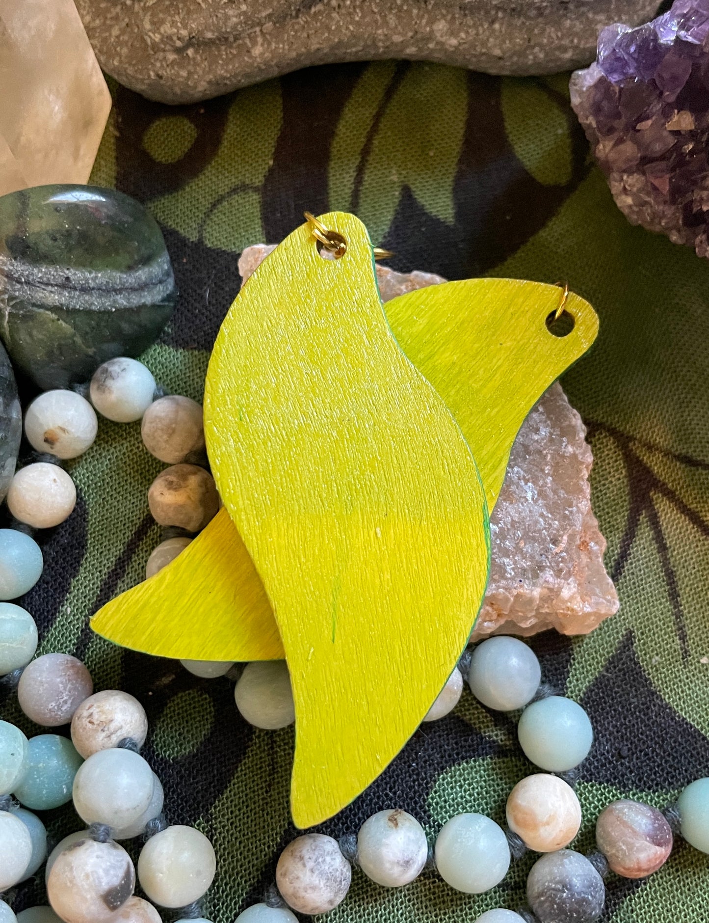 wooden dangle earring, dangle earrings, earring for gift, earrings for women, earrings for teens, gift for women, bridesmaid gift