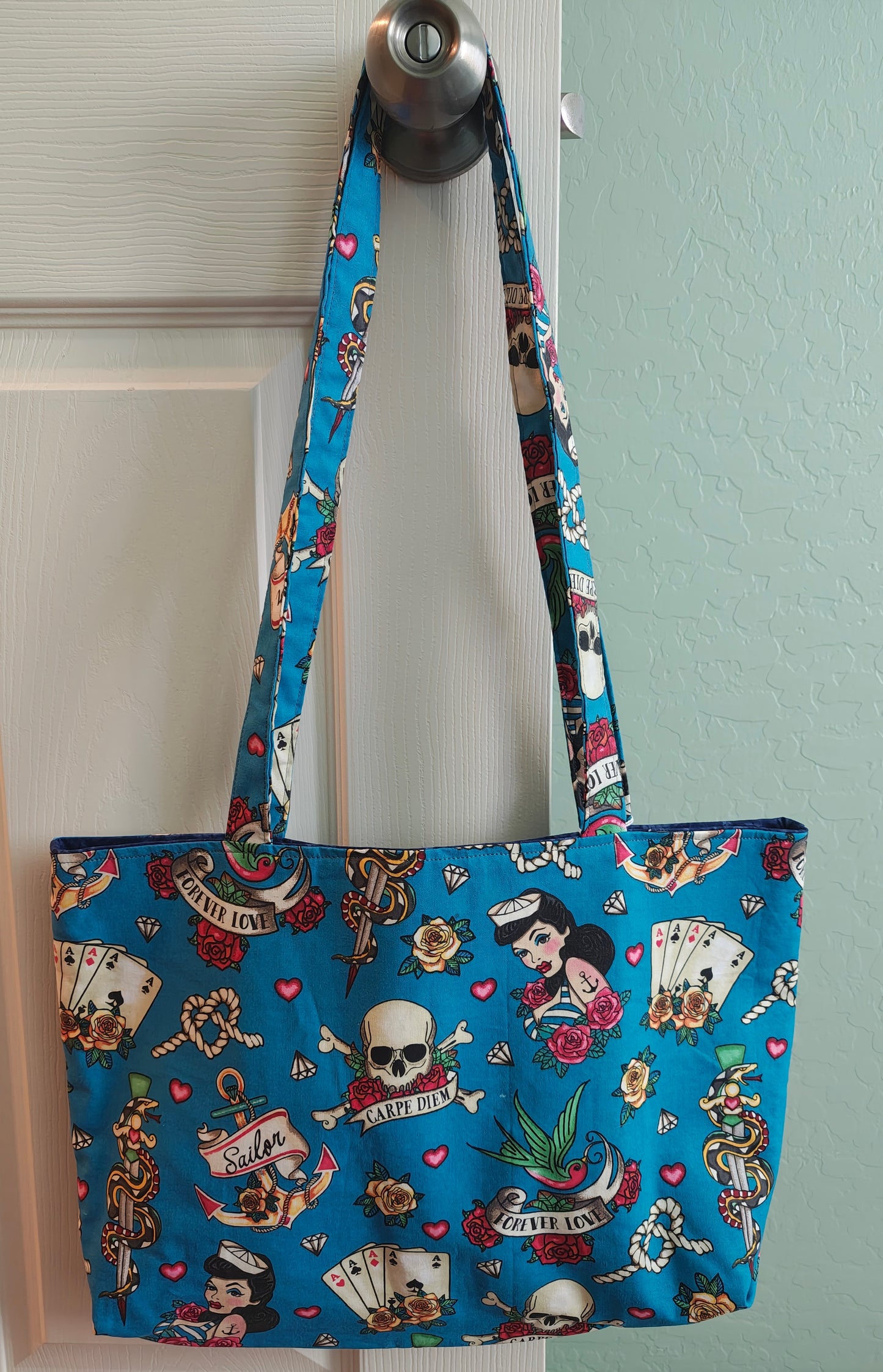 Handmade Cotton Tote- Reuseable Bag