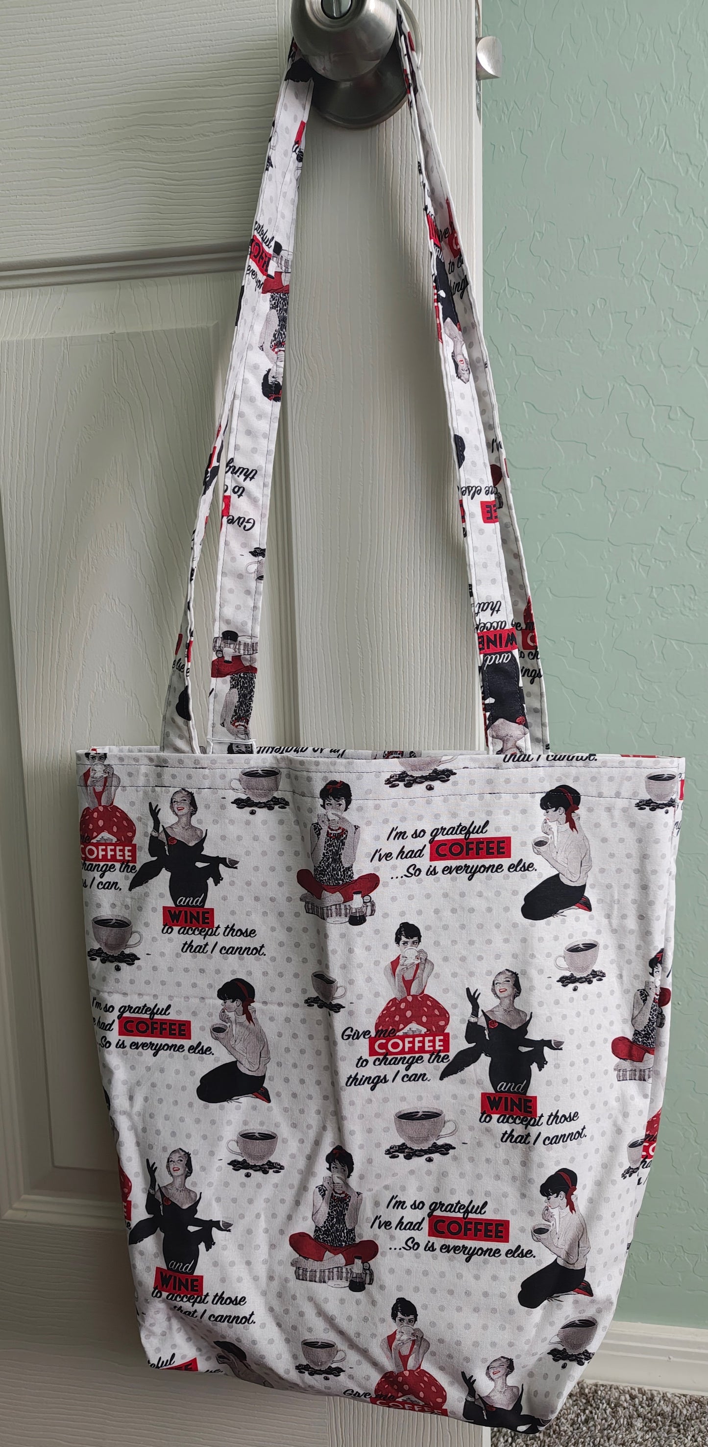 Handmade Cotton Tote- Reuseable Bag