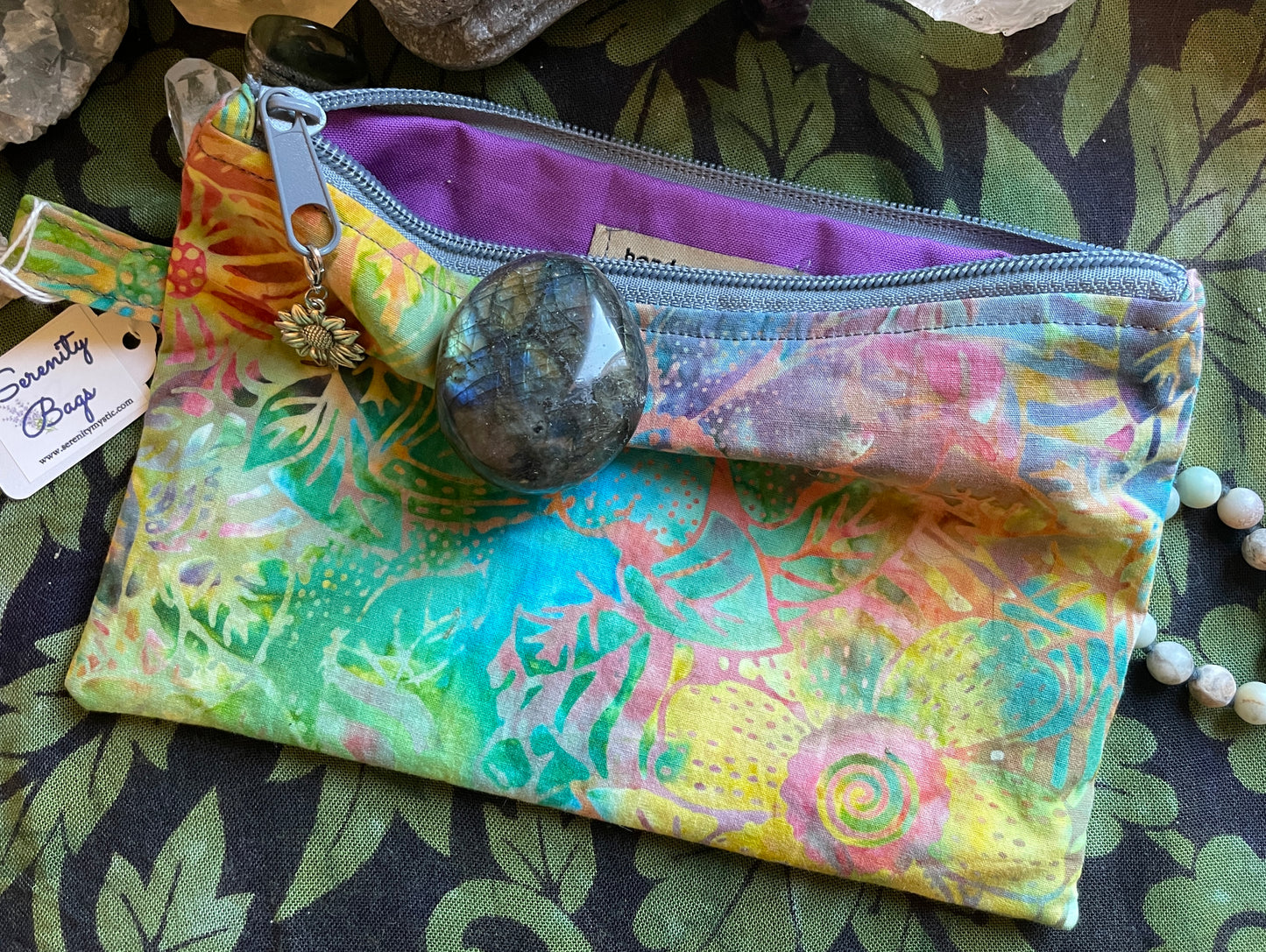 Everyday Eco Cotton Handmade Makeup Bags; Various designs