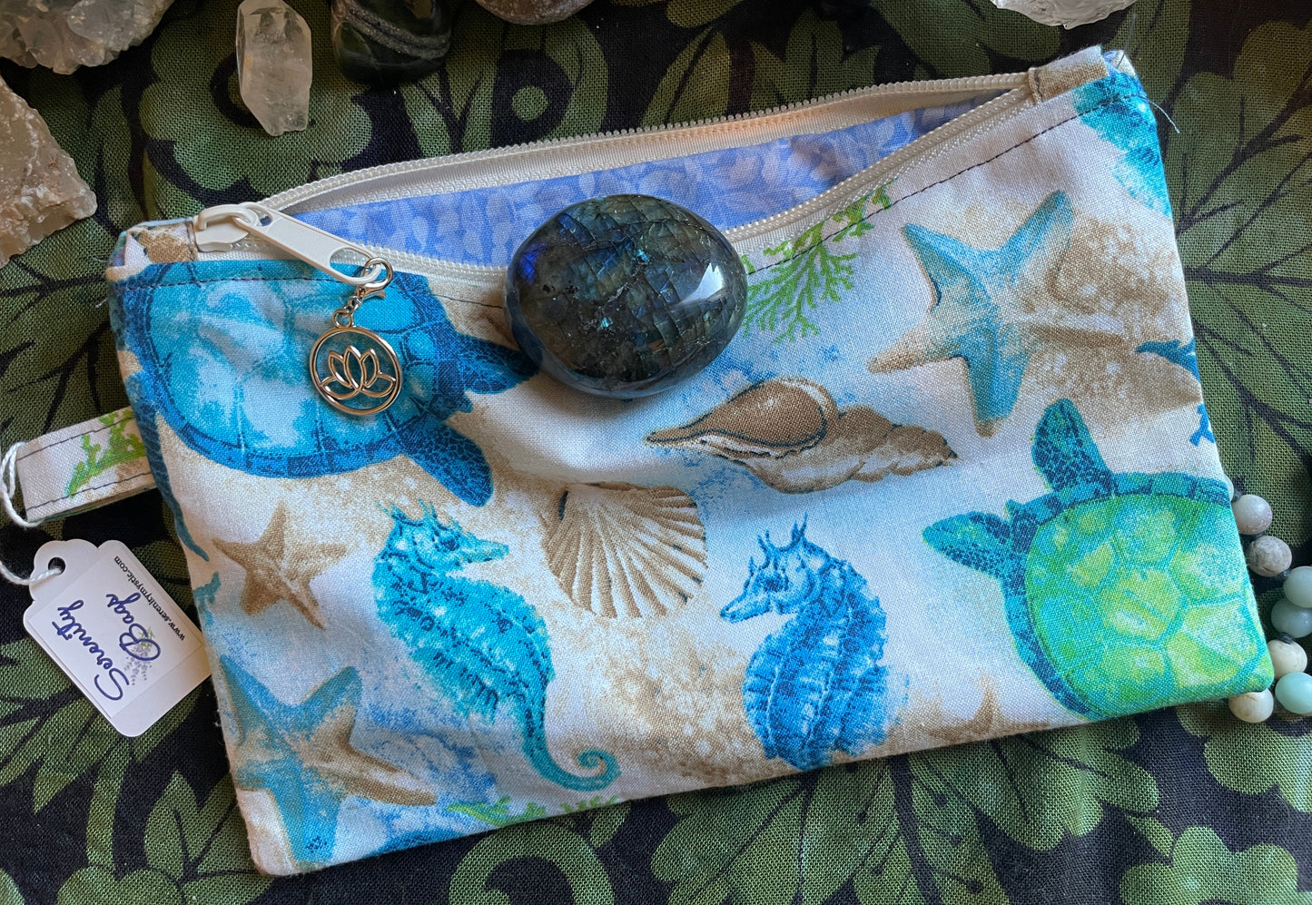 Everyday Eco Cotton Handmade Makeup Bags; Various designs