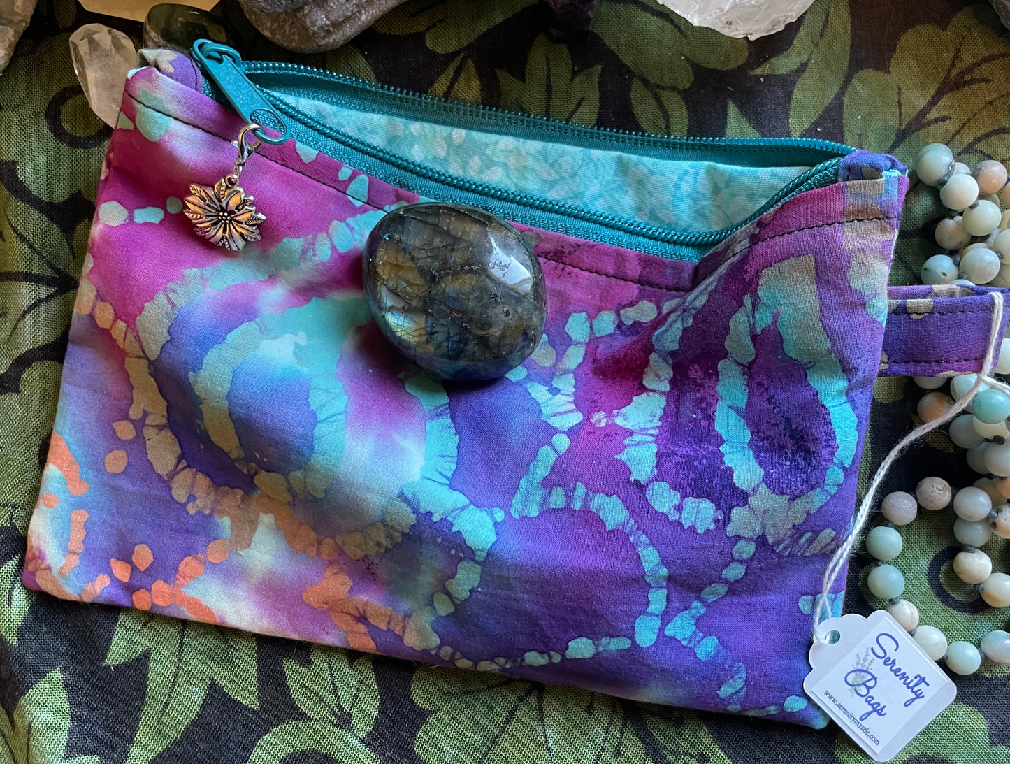 Everyday Eco Cotton Handmade Makeup Bags; Various designs