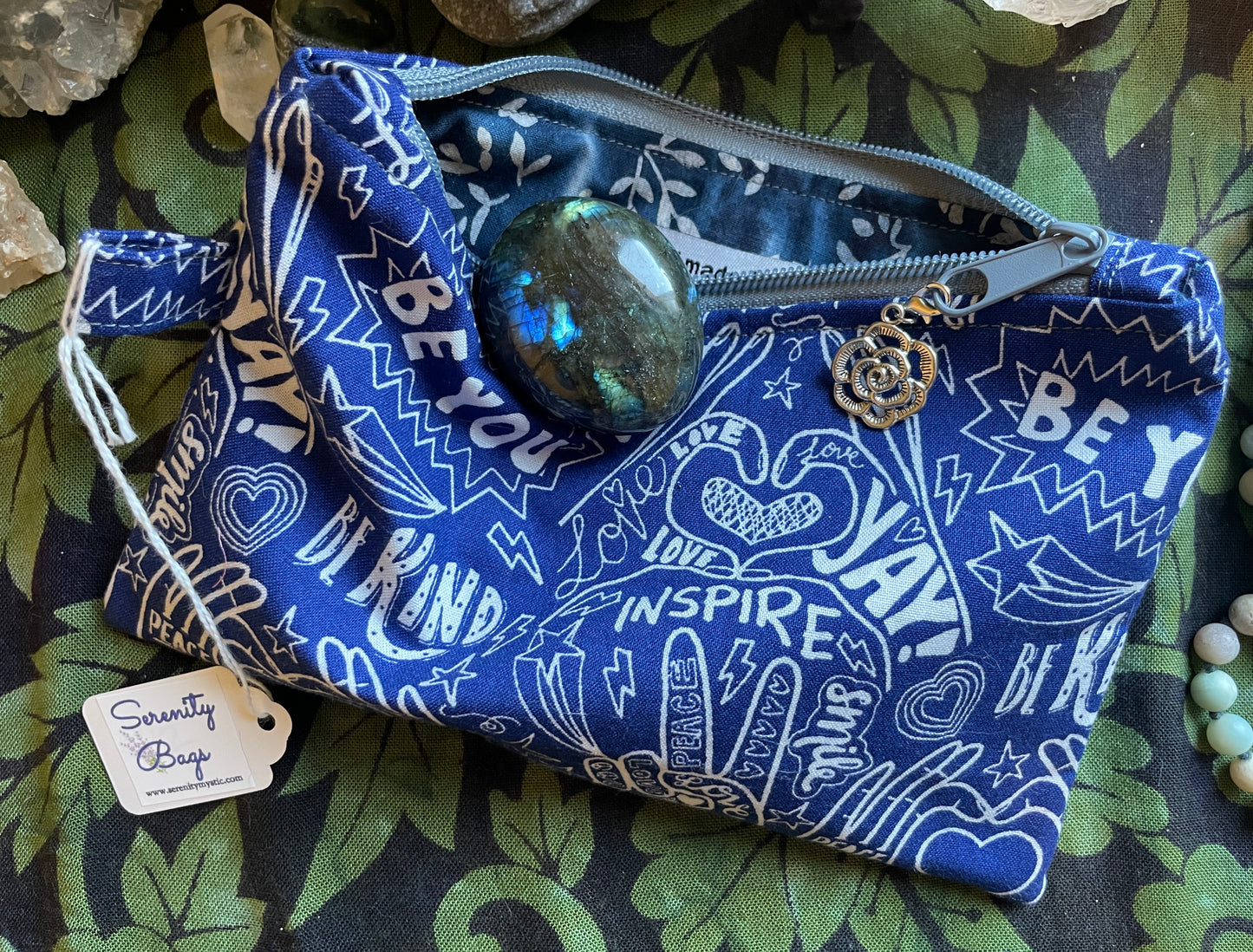 Everyday Eco Cotton Handmade Makeup Bags; Various designs