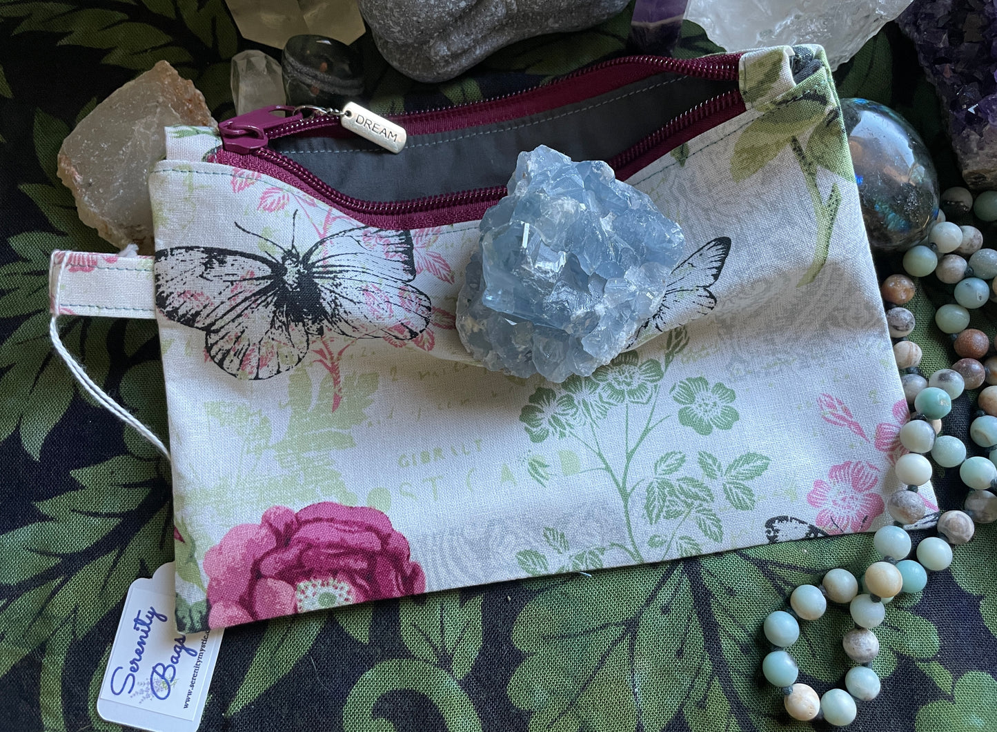 Everyday Eco Cotton Handmade Makeup Bags; Various designs