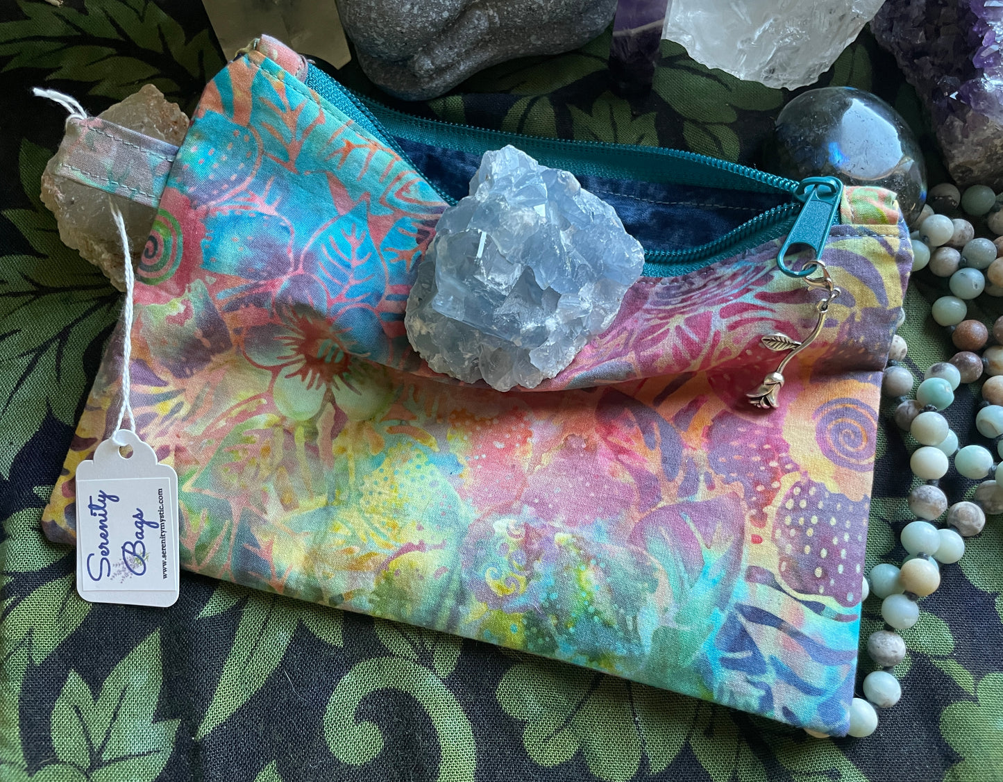 Everyday Eco Cotton Handmade Makeup Bags; Various designs