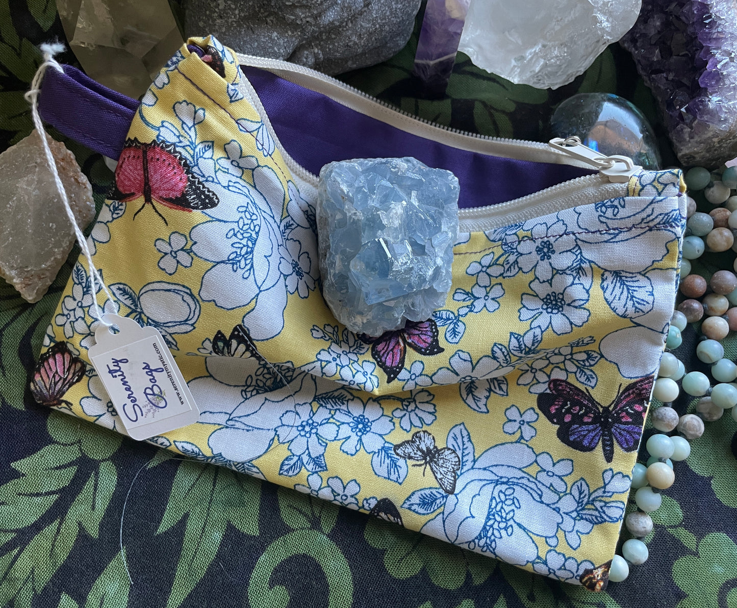 Everyday Eco Cotton Handmade Makeup Bags; Various designs