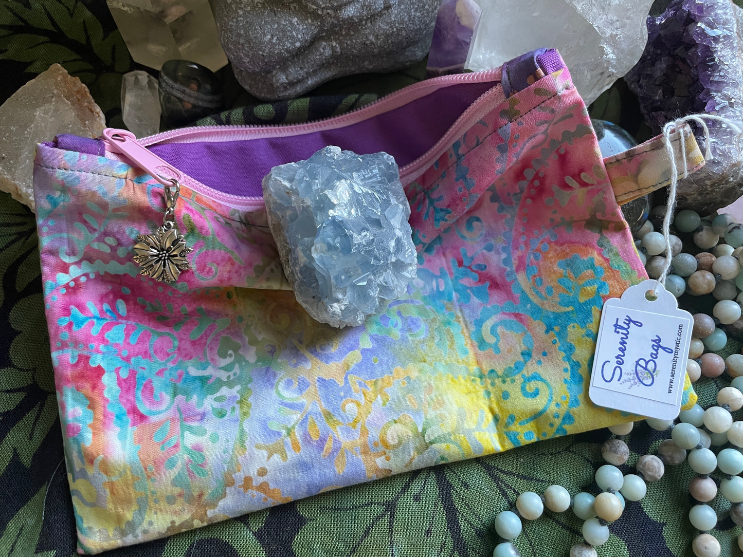 Everyday Eco Cotton Handmade Makeup Bags; Various designs