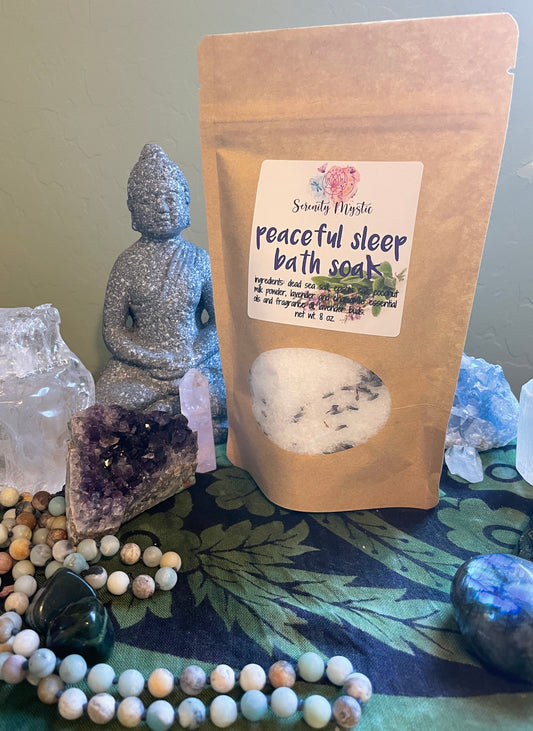 Peaceful Sleep Bath Soak, Herbal Bath Salt, Lavender Bath